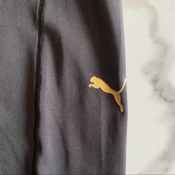 PUMA Gold Metal Splash Eclipse High Rise Leggings - Picture 9 of 11